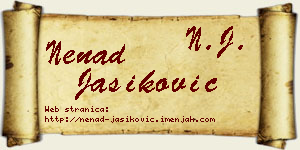 Nenad Jasiković vizit kartica
